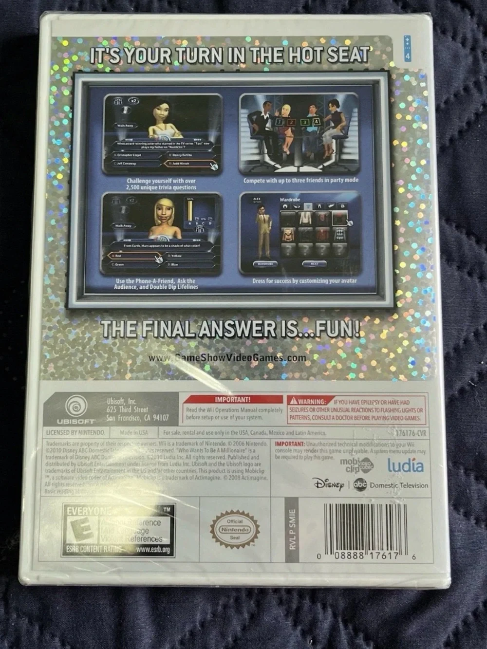 Who Wants to Be a Millionaire (Nintendo Wii, 2010) BRAND NEW! SEALED